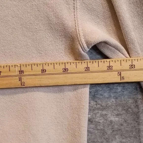 Bowery Supply Co. Mens M Mushroom Graphic Cream Crewneck Sweatshirt Fungi - Picture 8 of 9